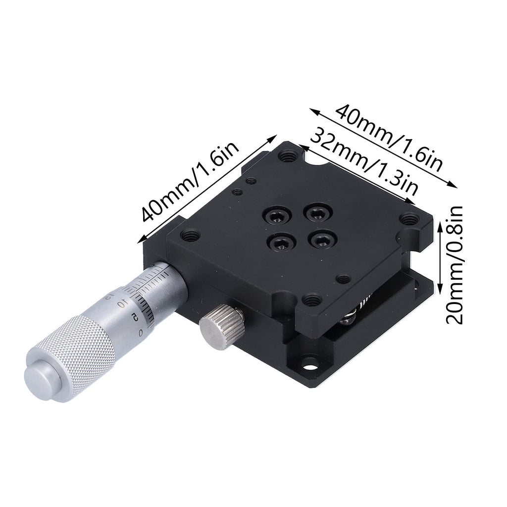 RF A40 Micrometer Rotation Stage, ±10° Manual Fine Tuning for