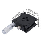 RF A40 Micrometer Rotation Stage, ±10° Manual Fine Tuning for
