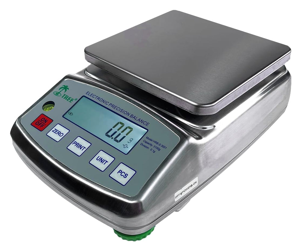 Top Loading Precision Scale, 3000 g x 0.01 g Stainless Steel Balance