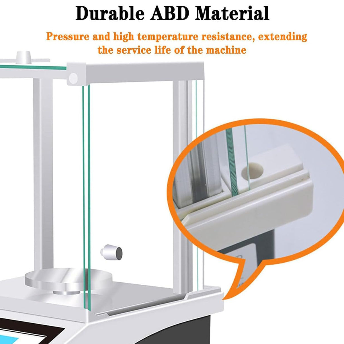 Electronic Analytical Balance with Windshield, 0.001g High Precision Lab Digital Scale, LCD Precision Lab Analytical Scale for Gold, Jewelry, Science Experiment,110g/0.001g