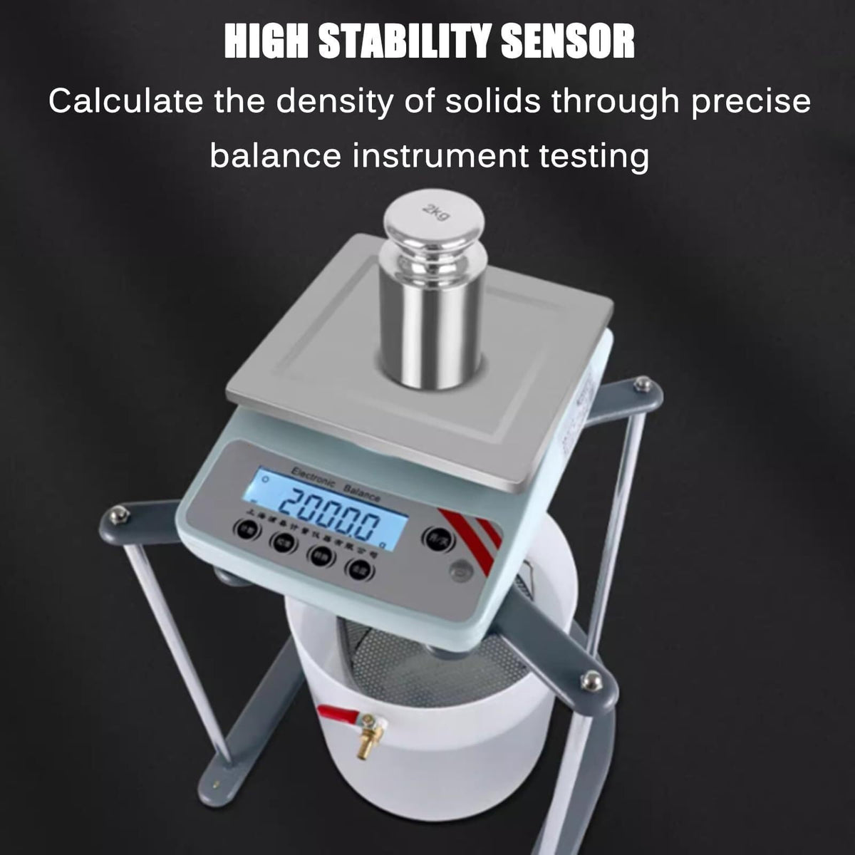 Digital Hydrostatic Scale Electronic Balance, with LCD Display, Weighing Value 2000/3000/5000/6000g, for Laboratory Research School
