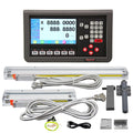 12inch 40inch Lathe DRO Kit 2 Axis Digital Readout Display Glass Linear Scale 1um with High Precise Mini Metal Lathe LCD Display