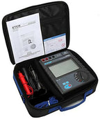 Megohmmeter Insulation Resistance Tester for Electric Motor Cable Switches Insulation Materials with Backlight Max Output Voltage 5000V Insulation Resistance Range 0.1MΩ to 200GΩ