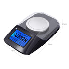 50g/0.001g Precision Electronic Scale Mini Pocket Portable Jewelry Weighing Smart Laboratory Balance