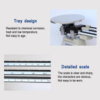 Triple Beam Mechanical Balance Scale, Precision Mechanical Balance Scale with 3 Weights, Weighing Range 0.1g-2610g and Accuracy 0.1g, Durable and Clear, for School, Factories, Laboratory