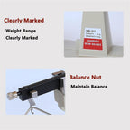4 Rulers Beam Mechanical Balance Scale, 311g/0.01g Laboratory Analytical Weight Set, with Magnetic Damping Device and 15cm Pallet, for Classroom, Laboratory, Factories
