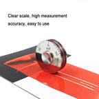 Wet Film Thickness Gauge, Stainless Steel, Accurate Measurement Tool with Clear Scale, Ideal for Paints and Inks, Includes Storage Box for Easy Transport (50um)