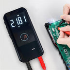 Digital Multimeter, Smart Electrical Tester, Rechargeable Color LCD, 3 Results Display 6000 Counts Auto-Ranging Capacitance Diode Resistance Duty Cycle Live Check, for Vehicles and Households