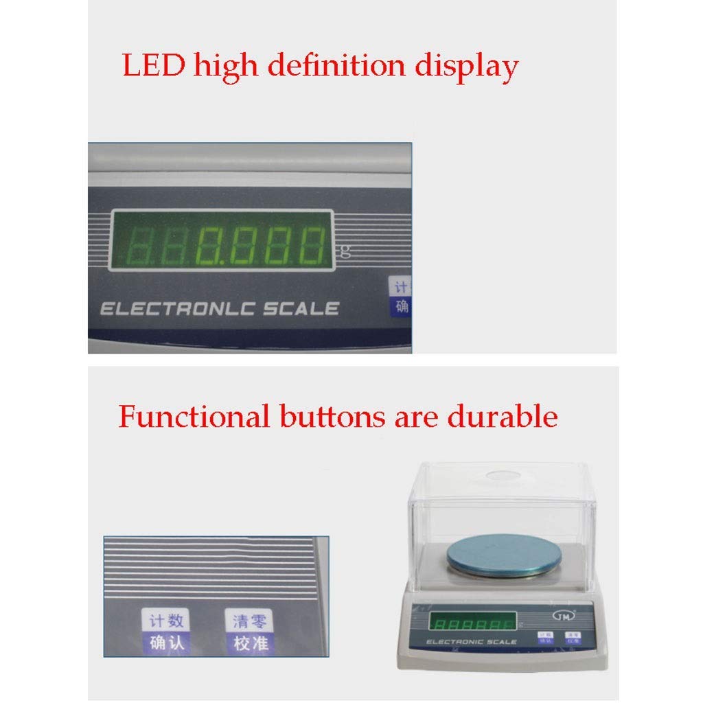 Electronic Scale Digital Electronic Scale 0.01G LCD Laboratory Precision Analytical Balances Jewelry Scales Industrial School