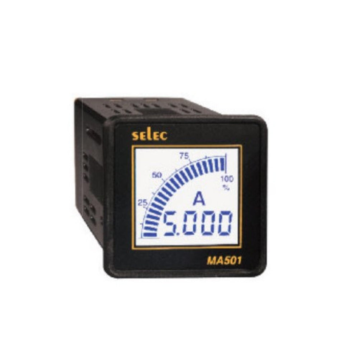 Altech MA501-110V-CU , Current Meter, 4-Digit LCD w/Backlight, 1/16 DIN, 110 VAC +/-20%(50Hz), Panel Mt