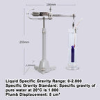 Webster's Liquid Specific Balance, Mechanical Density Weight Specific Scale, Accuracy 0.001, Density Balance Measuring Range: 1-2.000, for Measuring Liquid Density
