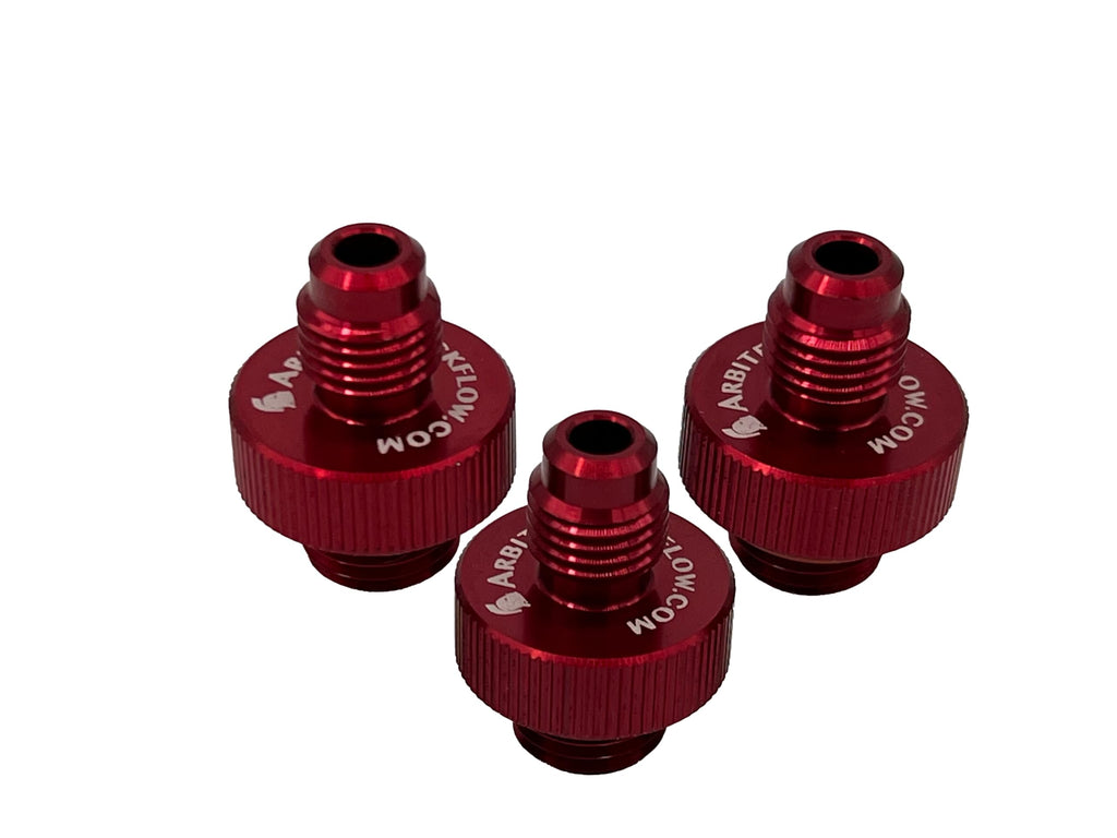 Arbiter Backflow Quick Connect Test Fittings (Brass, Complete Set of 9 Fittings in a Holder)