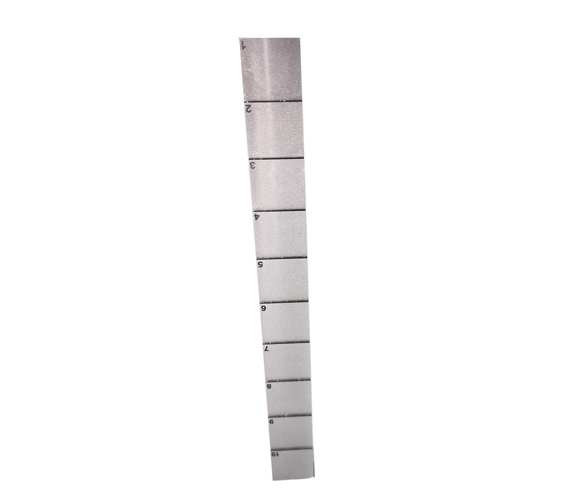 10 Step 1mm 2mm 3mm 4mm 5mm 6mm 7mm 8mm 9mm 10mm Test Calibration Block for ultrasonic Thickness Gauge Calibration Block Thickness and linearity in NDT Testing w/ 1018 Steel Color White