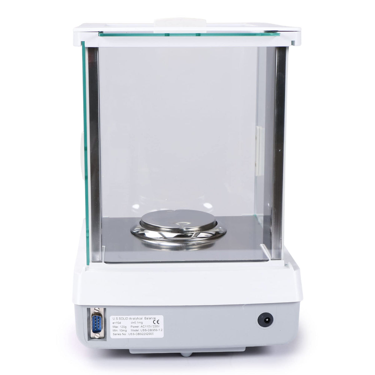 U.S. Solid 320g x 0.1mg Analytical Balance | 0.0001g Precision Laboratory Scale for Jewelry Analysis, Scientific Research & Compounding | RS232 Interface & Underhook Weighing | g, mg, ct, oz