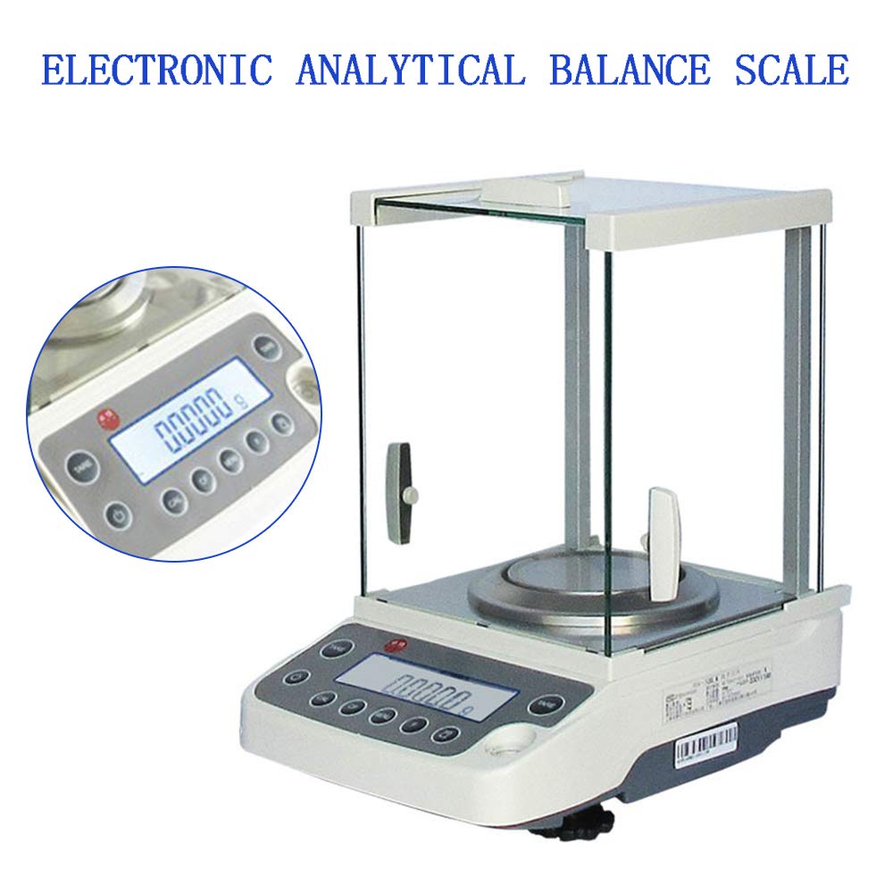 TFCFL 120gx 0.1mg 0.0001g Digital Analytical Balance Lab Precision Scale Output Interface RS232 AC 110V