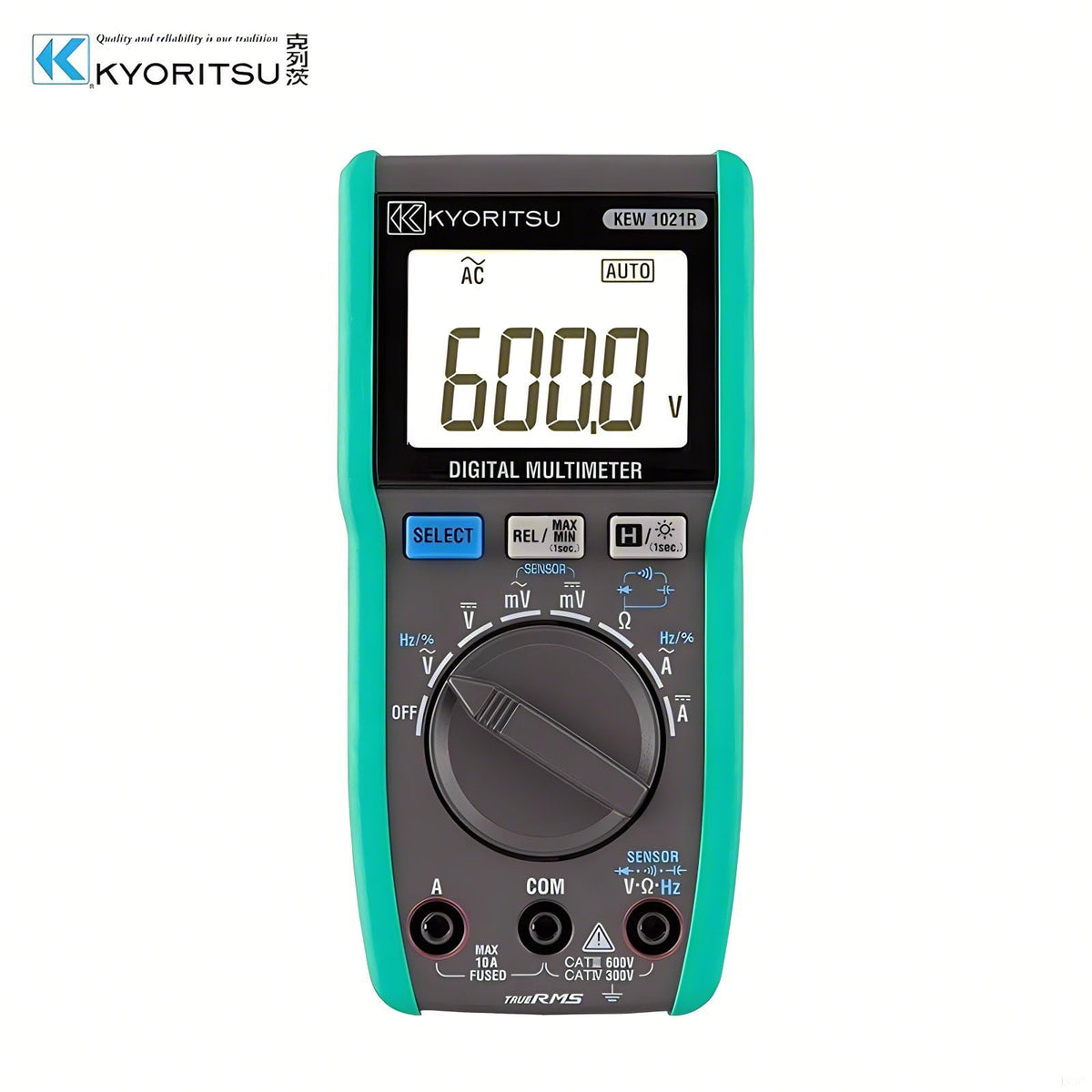 KYORITSU Japan KYORITSU 1021R Digital Multimeter AC DC Tester T-RMS NCV Capacitance Ammeter Voltmeter Tester Multi-Meter