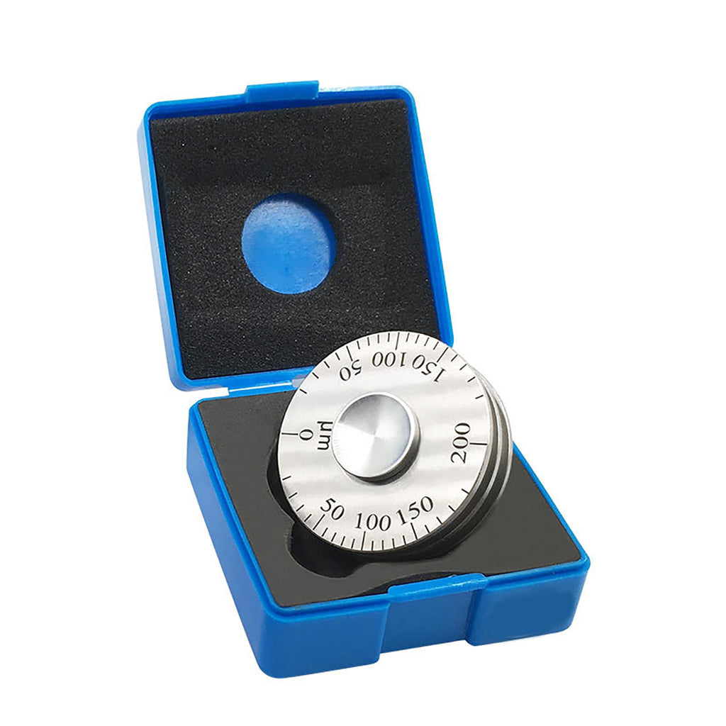 Wheel Type Wet Film Gauge, Stainless Steel Wet Film Thickness Gauge with Clear Scale, 0-25μm Measuring Range and 1μm Grading Value, Accurate Measurement and EAS