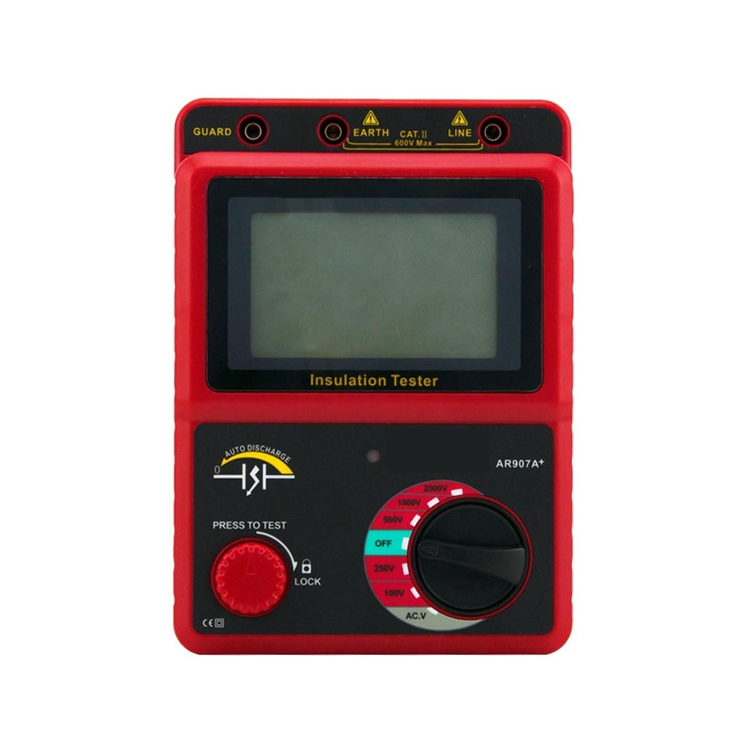 Resistance Tester AR907A+ Insulation Digital Megohmmeter AC/DC Ohm Meter