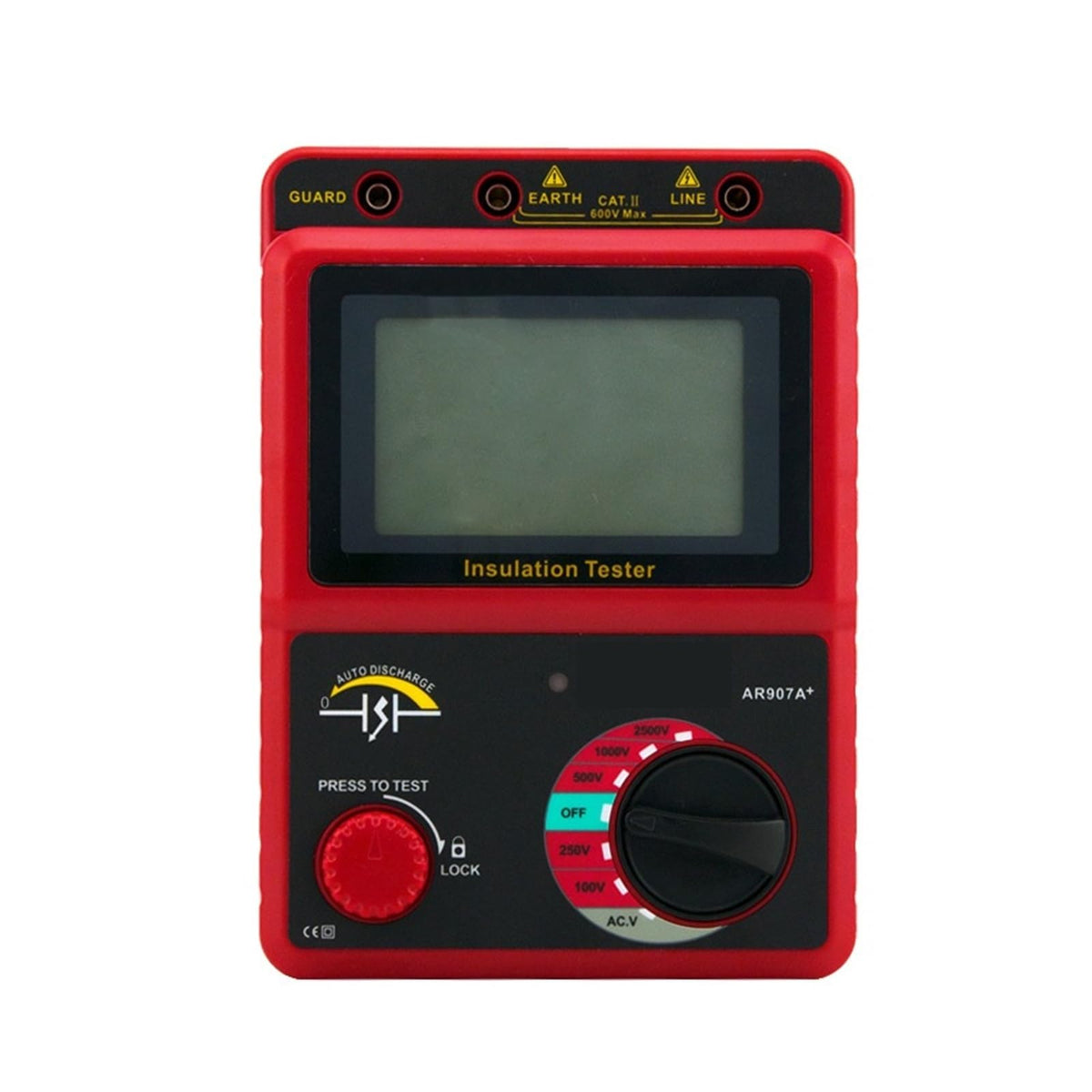 Resistance Tester AR907A+ Insulation Digital Megohmmeter AC/DC Ohm Meter
