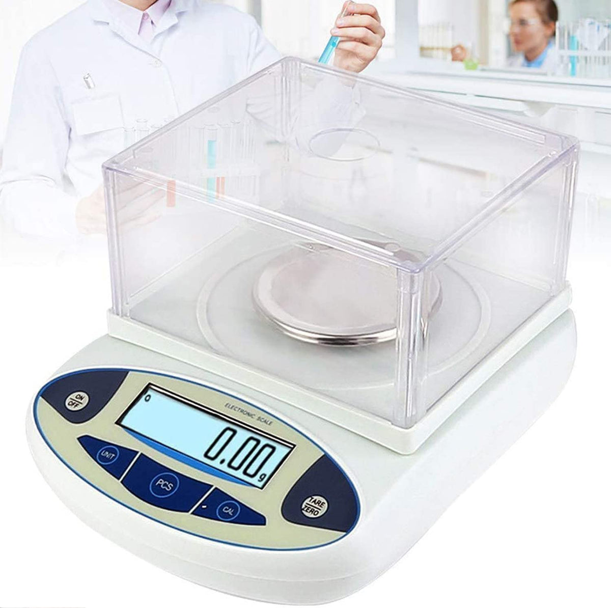 Analytical Electronic Balance Lab Scale 0.01g Accuracy Laboratory Balance Large Weighing Range Digital Kitchen Balance Scale Jewelry Scale Precision Balance,600g/0.01g (1000g/0.01g)