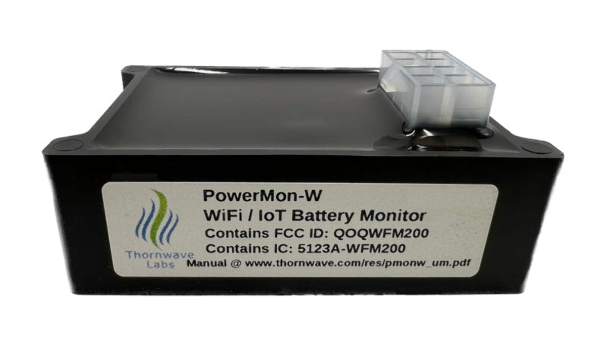PowerMon-W - WiFi/IoT Advanced Battery Monitor/DC Power Meter with Data Logging