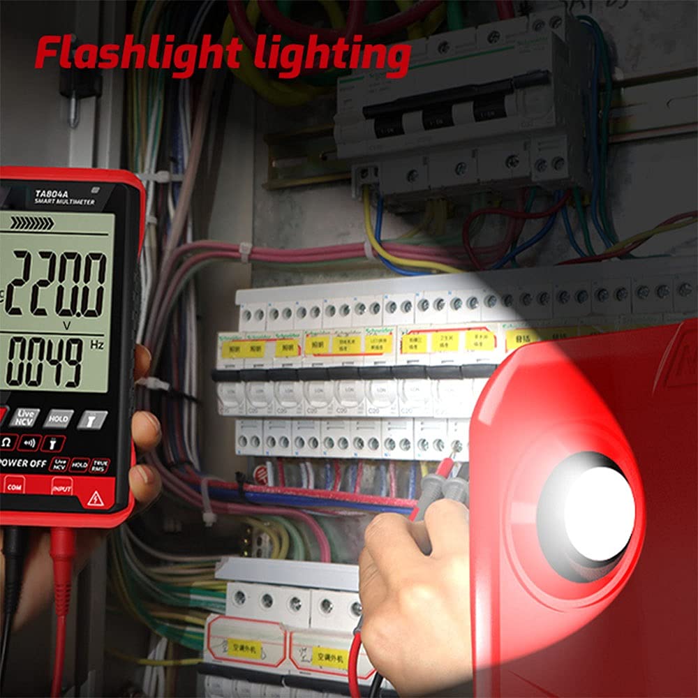 TA804A Digital Multimeter Professional Auto Tester True RMS Thin Intelligent OHM NCV Voltage Meter