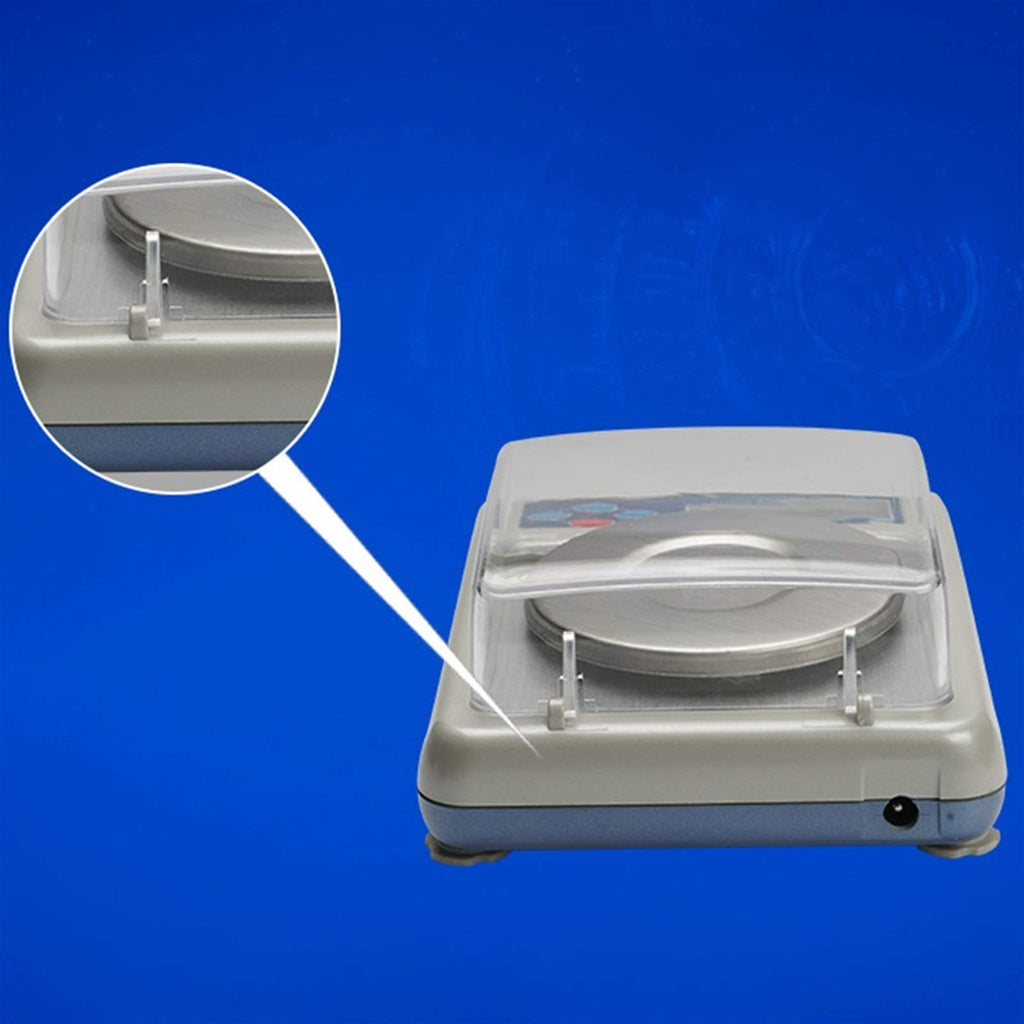 Counting Scale Electronic Analytical Balance Digital Laboratory Precision for Lab with Windshield Two Power Supplies 13 Unit Conversion (50G/0.001G)