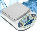0.01G Electronic Analytical Balance Lab Scale Precision Weighing Scale Scientific Scale Jewelry Scales Kitchen Scale Balance with LCD Display for Kitchen,Store (3000G)