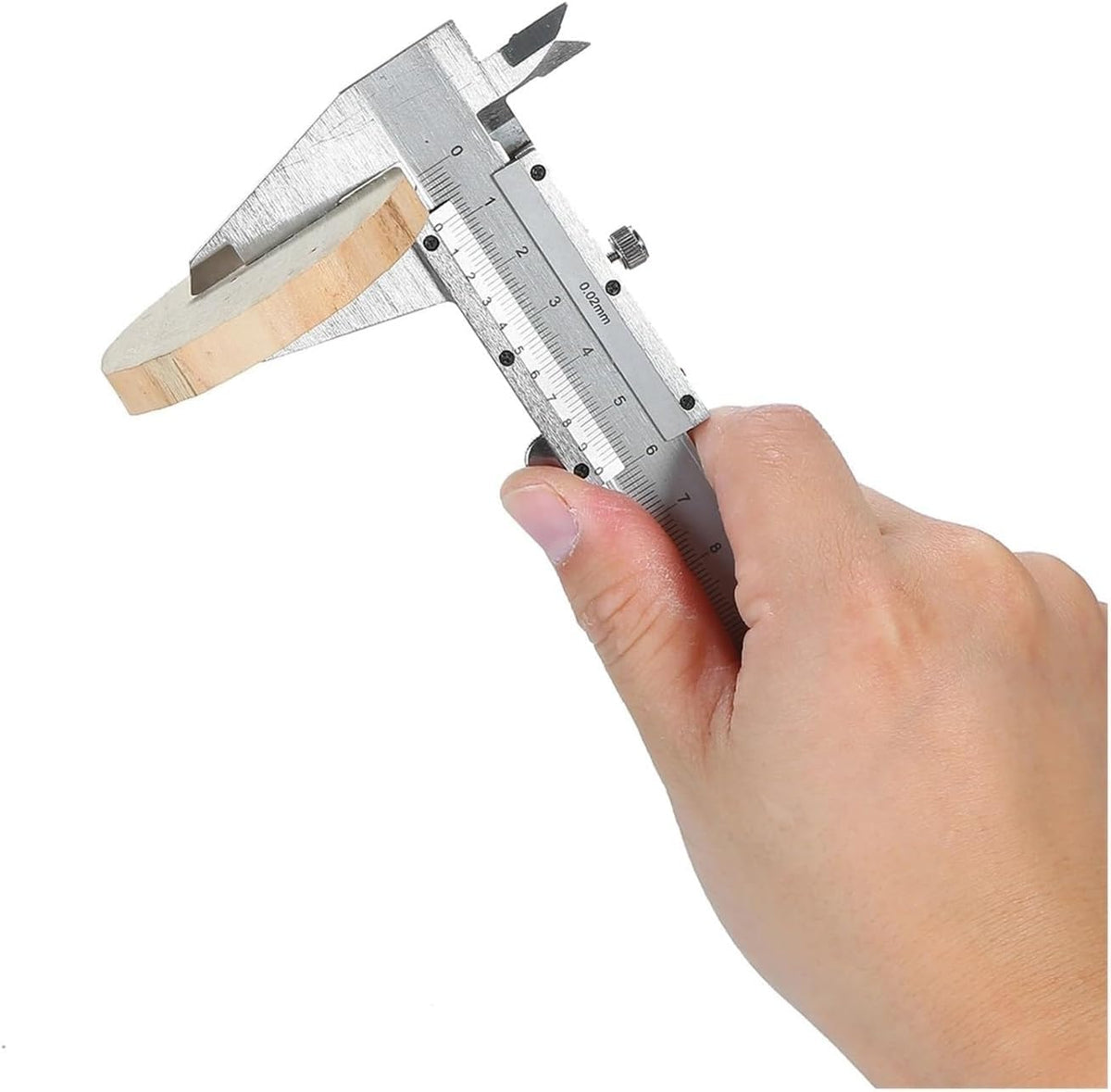 Vernier Caliper Professional Stainless Steel Vernier Caliper 0-150mm Sliding Gauge Measurement Tool Outside Depth Step Micrometer Measuring ()