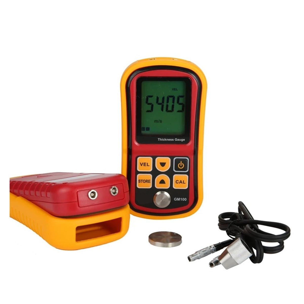 Thickness Gauge Meter Digital LCD Metal Width Measuring Tools 1.2~220mm (Steel) Measurement GM100