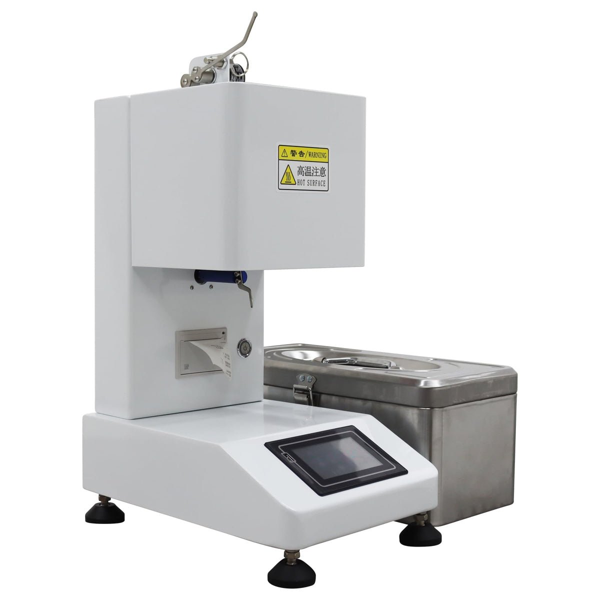 Automatic Melt Flow Rate Tester Melt Index Instrument MFR MVR Tester Indexer Flow Rate Meter with Touch Screen and Printer for Polymer Plastic 110V 500W