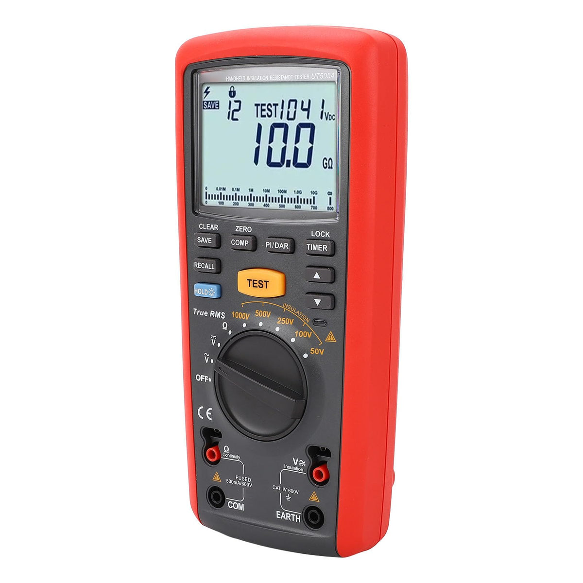 UT505A Handheld Insulation Tester Ground Meter Digital Megohmmeter for Electrical Components Motor