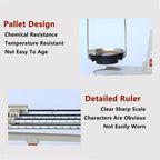 4-Scale Pan Balance, Laboratory Mechanical Scale, Weighing Range 0.01g-311g, Adjustable Nut, Clearly Marked, for Classroom, Laboratory, Factories