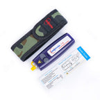 TCI Fiber Inspection Cleaning Tool Kit Including : Fiber Connector Microscope, Fiber Cleaner, Optic Power Meter,1mw VFL, Cleaning Wipes (TCI-8E Kit)