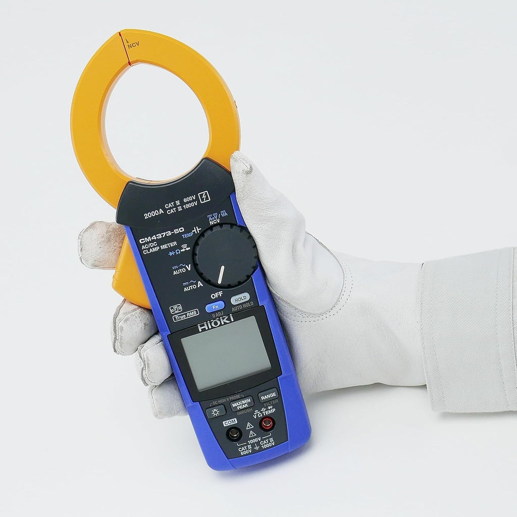 True RMS AC/DC Digital Clamp Meter (600.0 A/2000 A) Multi-Function Electrical Tester for Electricians, Solar Technicians, EV Services| Model: CM4373-50