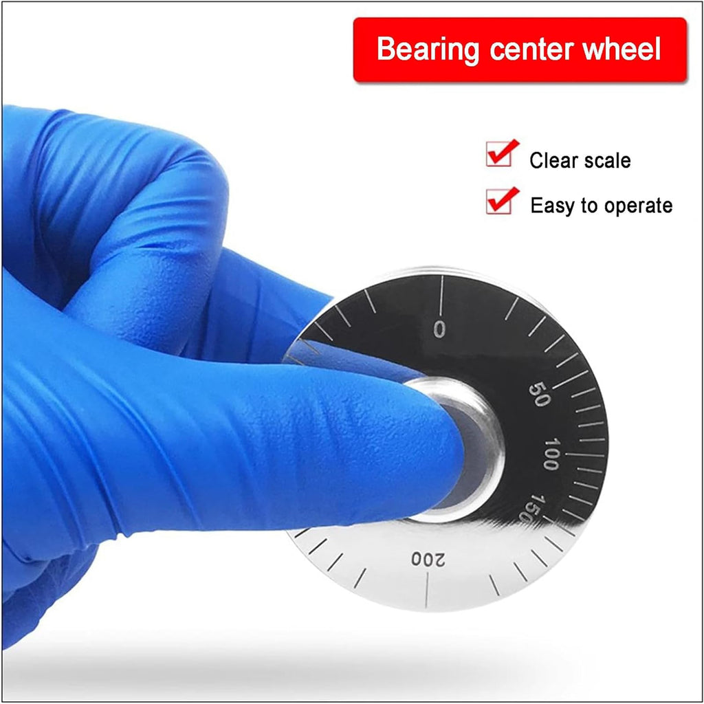 Wet Film Thickness Gauge, Stainless Steel, Accurate Measurement Tool with Clear Scale, Ideal for Paints and Inks, Includes Storage Box for Easy Transport (50um)