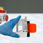 Adjustable Film Coating Applicator,100mm Film Coater, Micrometer Wet Film Preparation Device with Magnetic Scraper Design, 0-3500μm Coating Thickness Adjustable, for Printing, Paint