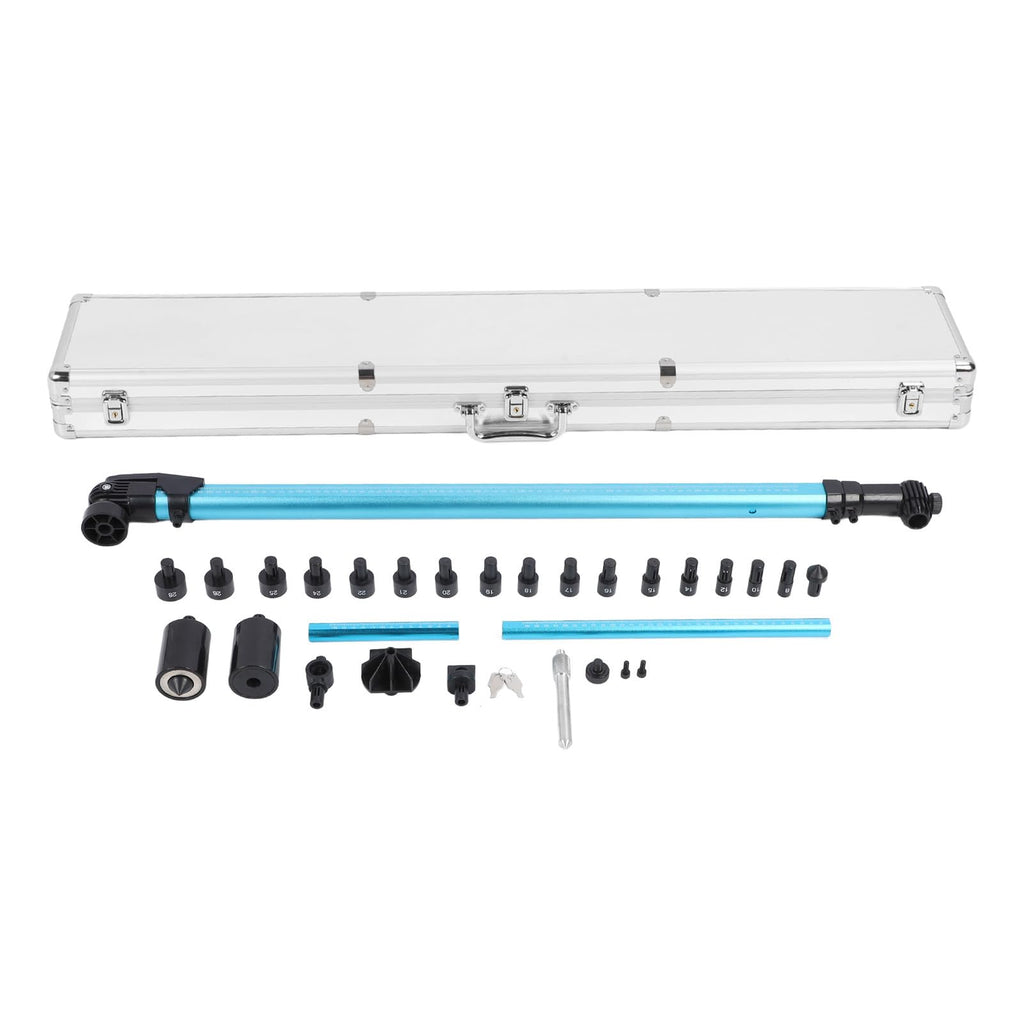 Acouto 2D Auto Body Measuring System High Accuracy Aviation Aluminum Auto Body Shop Frame Tram Gauge for Cars Dent Repair Tools