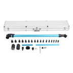 Acouto 2D Auto Body Measuring System High Accuracy Aviation Aluminum Auto Body Shop Frame Tram Gauge for Cars Dent Repair Tools