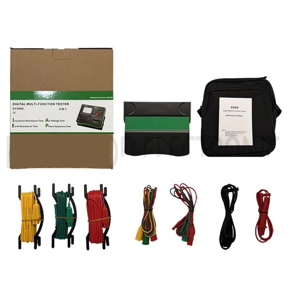 Resistance Meters, New DY5500 Insulation Tester Earth Tester Meter Voltmeter Phase Indicator 4 in 1