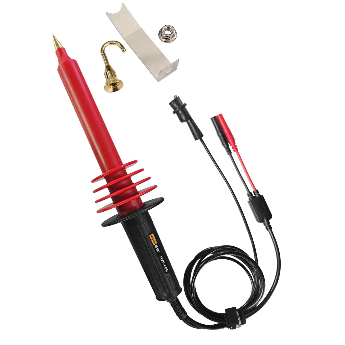 PINTECH 60kV High Voltage Probe for Multimeter, 1000:1 HV Probe