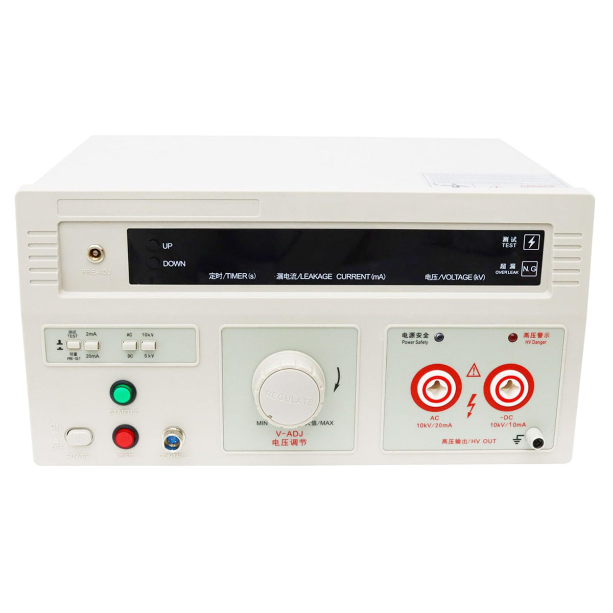 Withstand Hi-Pot Tester RK2671AM 110V 10KV AC/DC Voltage Withstand Test Instruments 100VA Hi-Pot Insulation Resistance Testing Tool LED Digital Display Hipot Tester