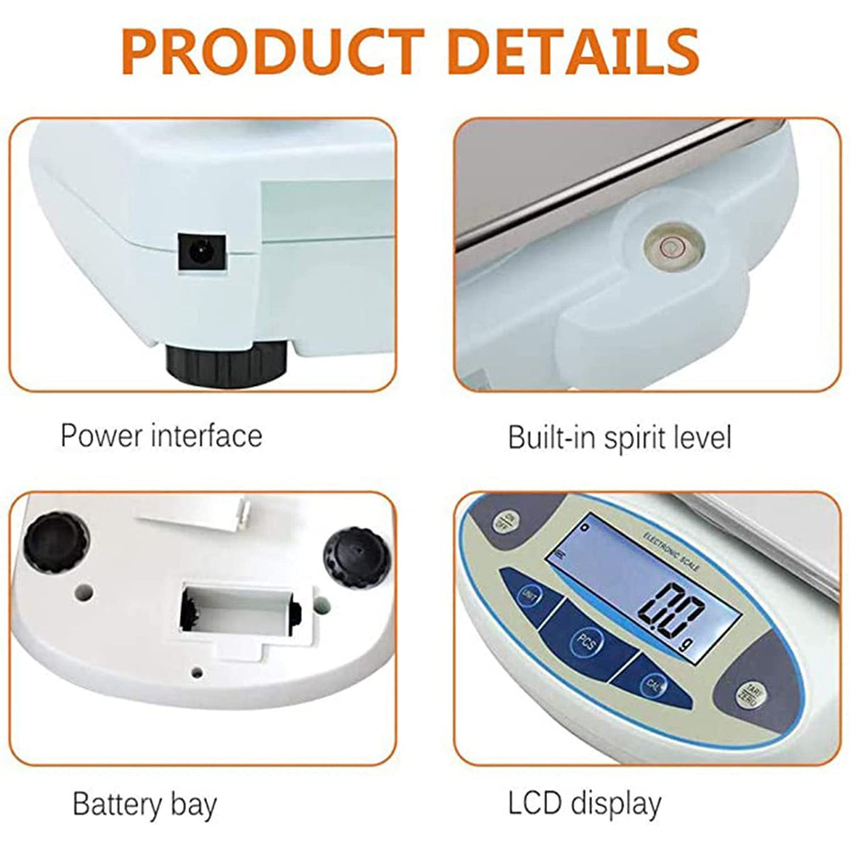 Analytical Electronic Balance Lab Scale 0.01g Accuracy Laboratory Balance Large Weighing Range Digital Kitchen Balance Scale Jewelry Scale Precision Balance,600g/0.01g (1000g/0.01g)
