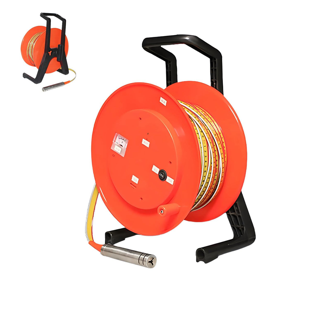 Well Water Level Indicator - 30m Depth Gauge for Groundwater Measurement, Ideal for Rural Irrigation, Reservoirs, River Embankments & Power Stations