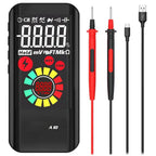 Digital Multimeter, Smart Electrical Tester, Rechargeable Color LCD, 3 Results Display 6000 Counts Auto-Ranging Capacitance Diode Resistance Duty Cycle Live Check, for Vehicles and Households