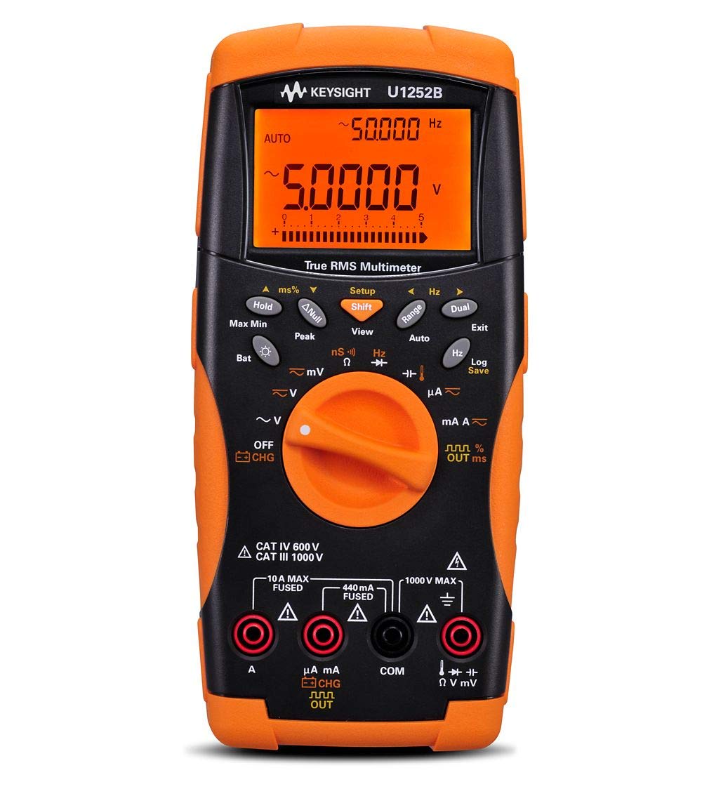 KEYSIGHT U1252B Handheld Digital Multimeter, 4.5-Digit