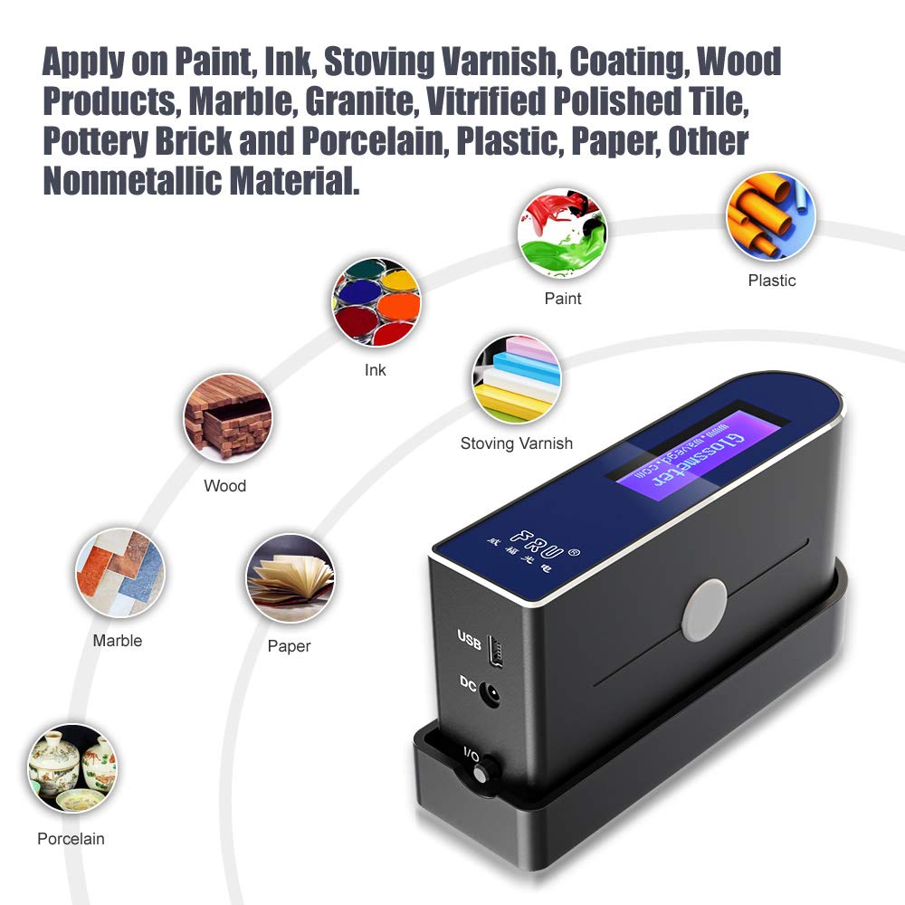WG60 Precision Glossmeter 60 degree gloss meter Projection Angle