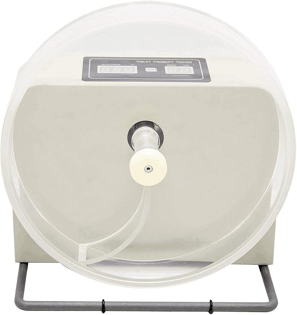 Tablet Friability Tester with 1 Cylinder Radius Φ286mm Depth 39mm Rotation Speed 25rpm Accuracy ±1rpm Tablet Fall Height 156mm Rotation Count 100r Accuracy ±1r