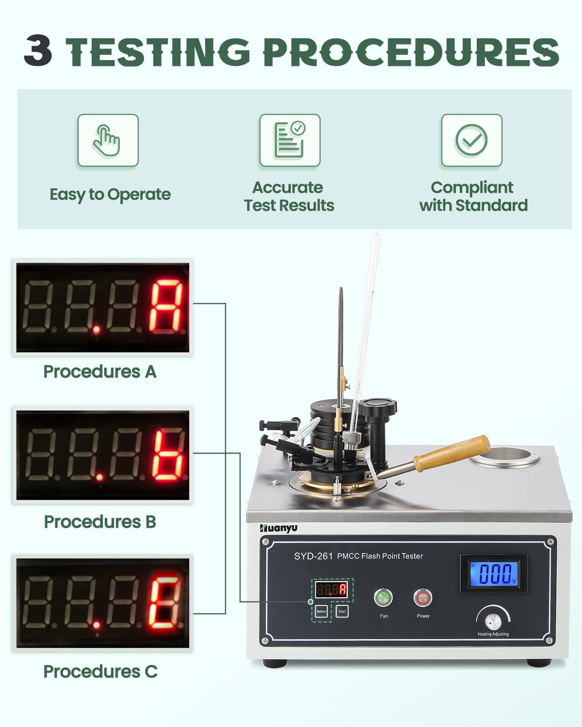 SYD-261 Pensky Martens Closed Cup Flash Point Tester