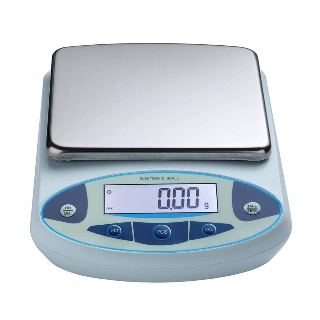 WANGLIN High Precision Lab Scale Analytical Balance Digital Electronic Laboratory LCD Display Scientific Compact Accurate Weighing for Science Test Measurements,5kg/0.1g,5kg/0.1g